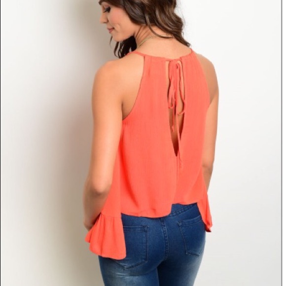 Cute Orange crop Top PRICE FIRM - Picture 4 of 5