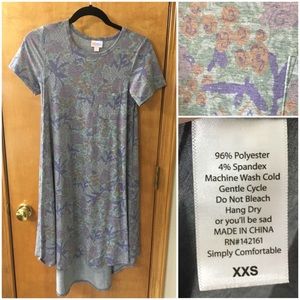 EUC XXS LulaRoe Carly dress