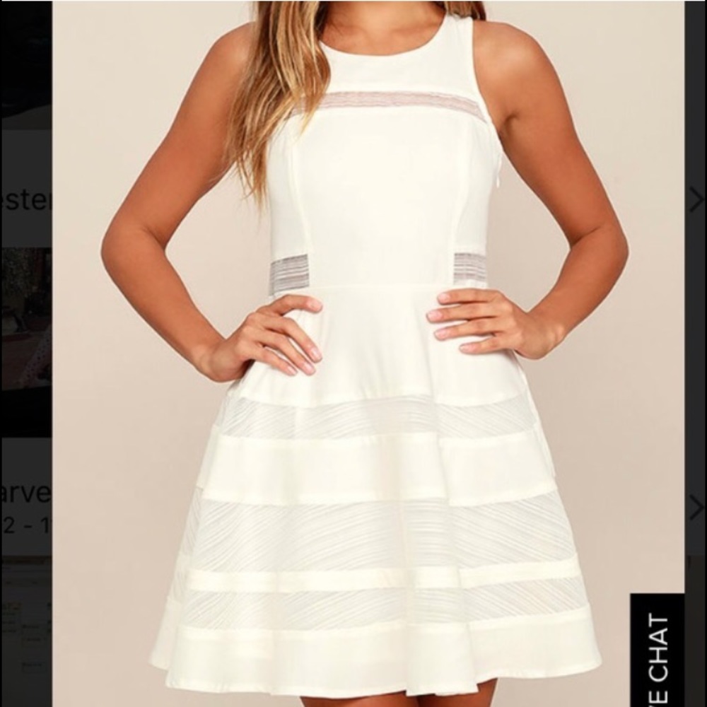 White LuLu's dress