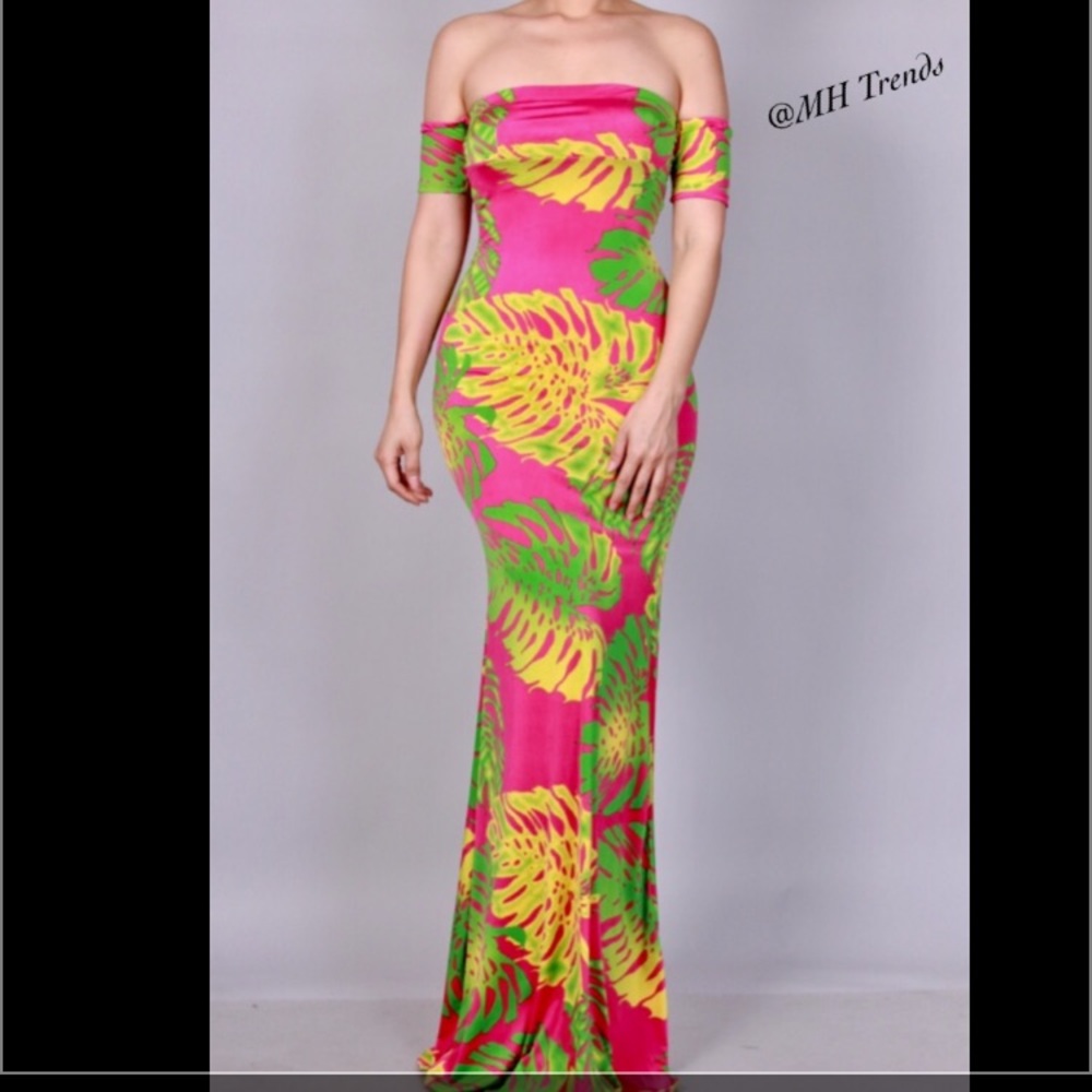 Tropical Maxi Dress