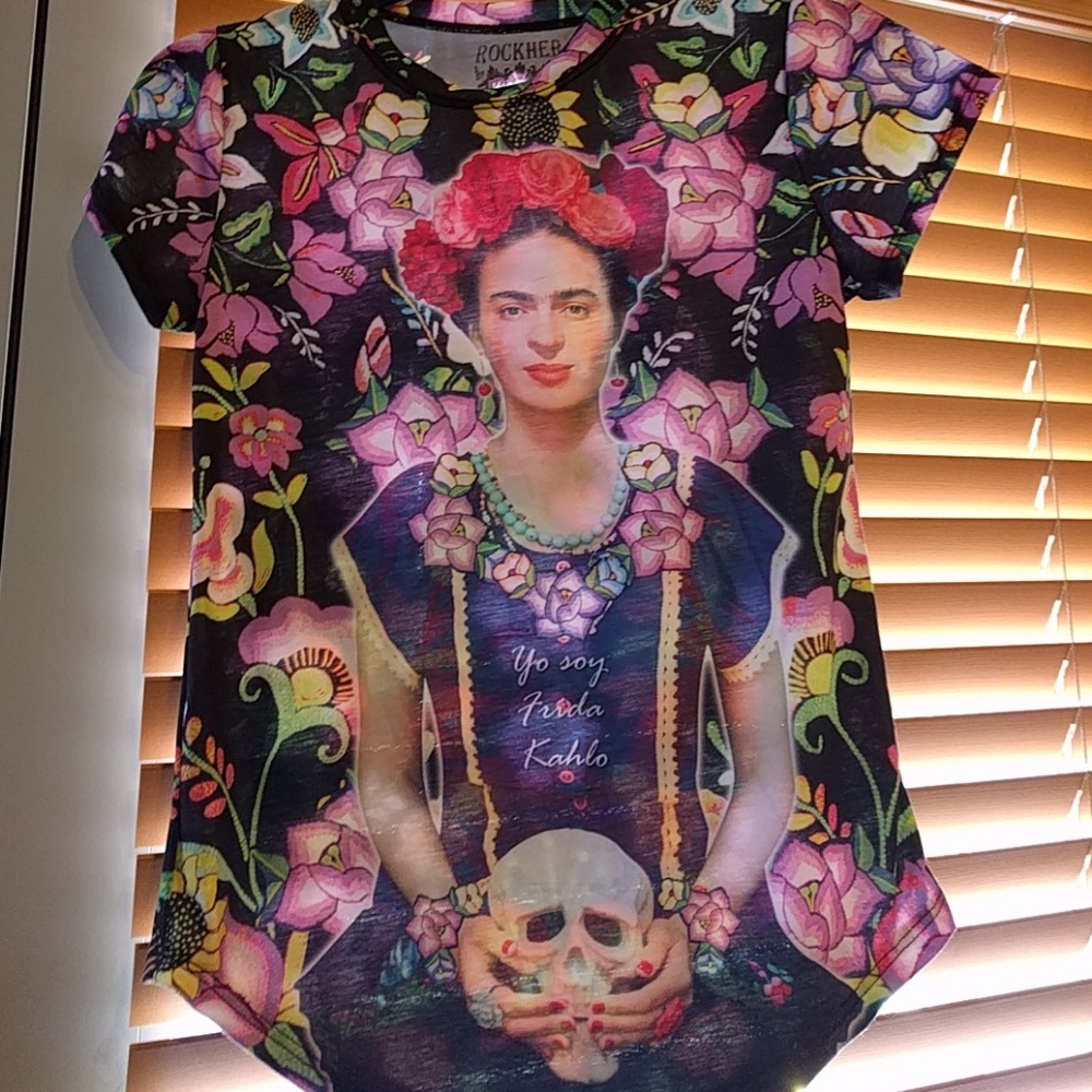 Frida Khalo Floral Shirt