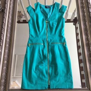 Turquoise Bebe Dress