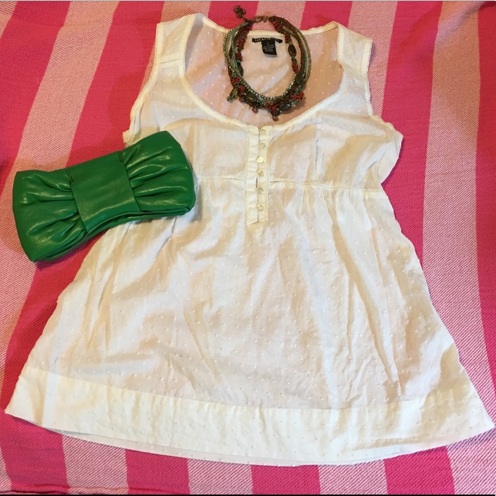 🍀 Lucky Brand White Top 🍀