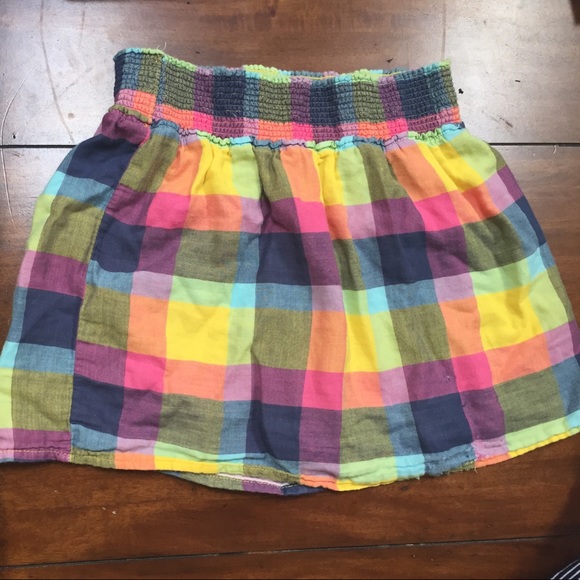 Checkered multicolored skirt - Picture 2 of 3