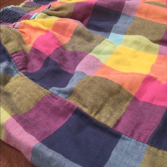 Checkered multicolored skirt - Picture 3 of 3