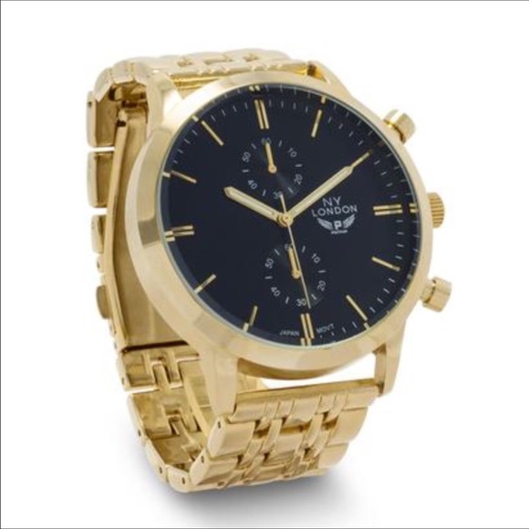 🆕Gold Tone Men's Fashion Watch - Picture 2 of 2