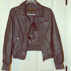 Ci Sono by Cavalini Vegan Leather Jacket