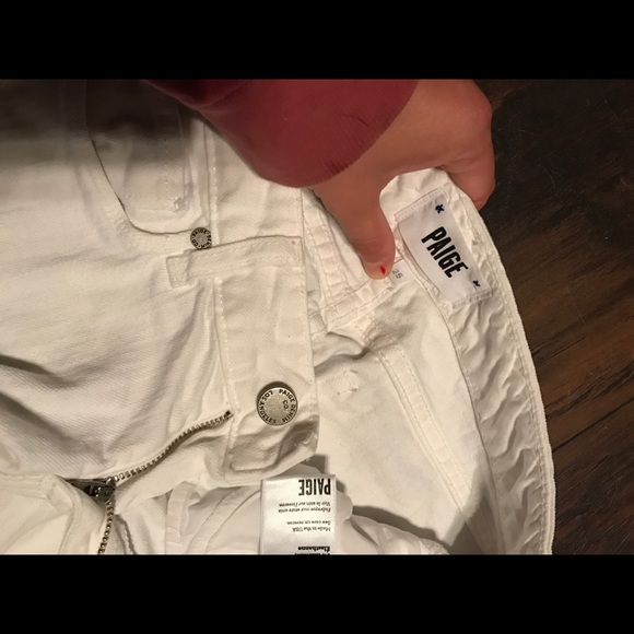 Paige Denim white skyline skinny size 25 - Picture 2 of 4