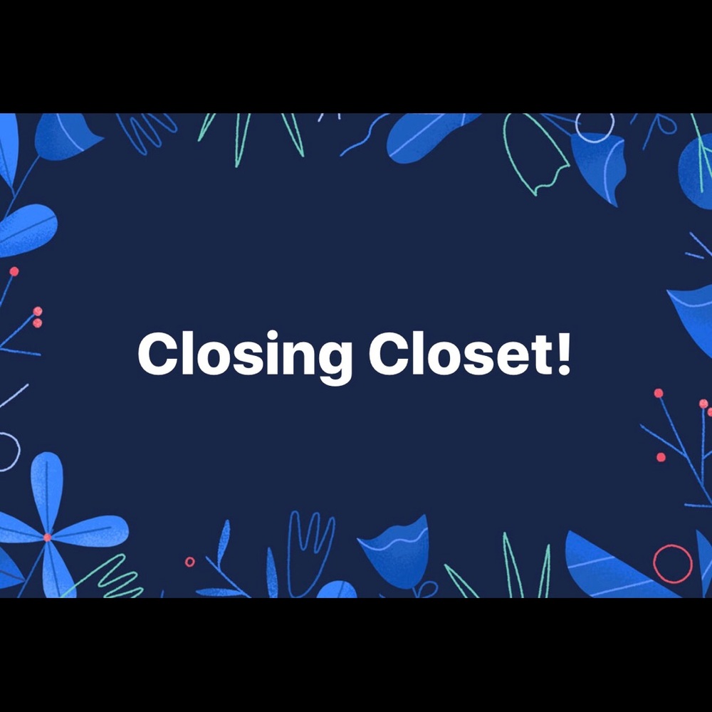 Time to close my closet...