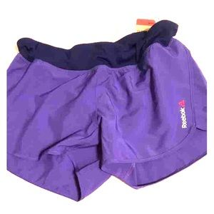 Purple Reebok speedwick shorts