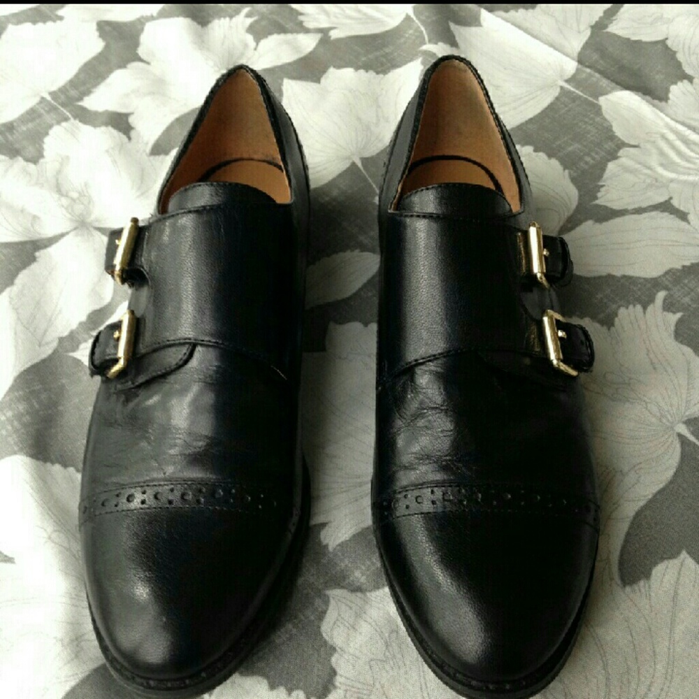 Nine West double buckle oxfords