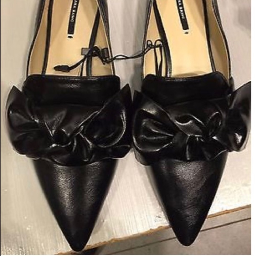 Zara black flats