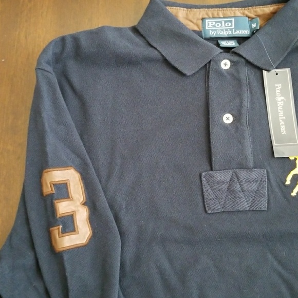 Polo Ralph Lauren classic fit LS dual pony Medium. - Picture 3 of 4