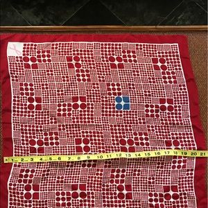 Kate Spade Ford silk scarf