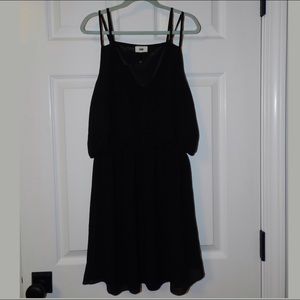Toni Black V-Neck Dress