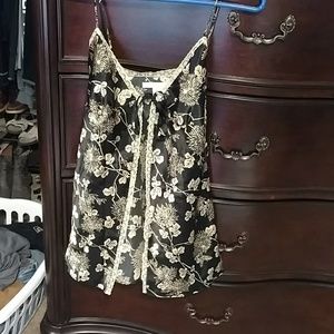 Victoria's Secret black and gold night dress