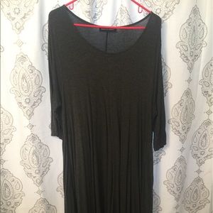 High low, mid calf dress