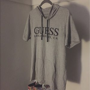 GUESS short sleeve hoodie