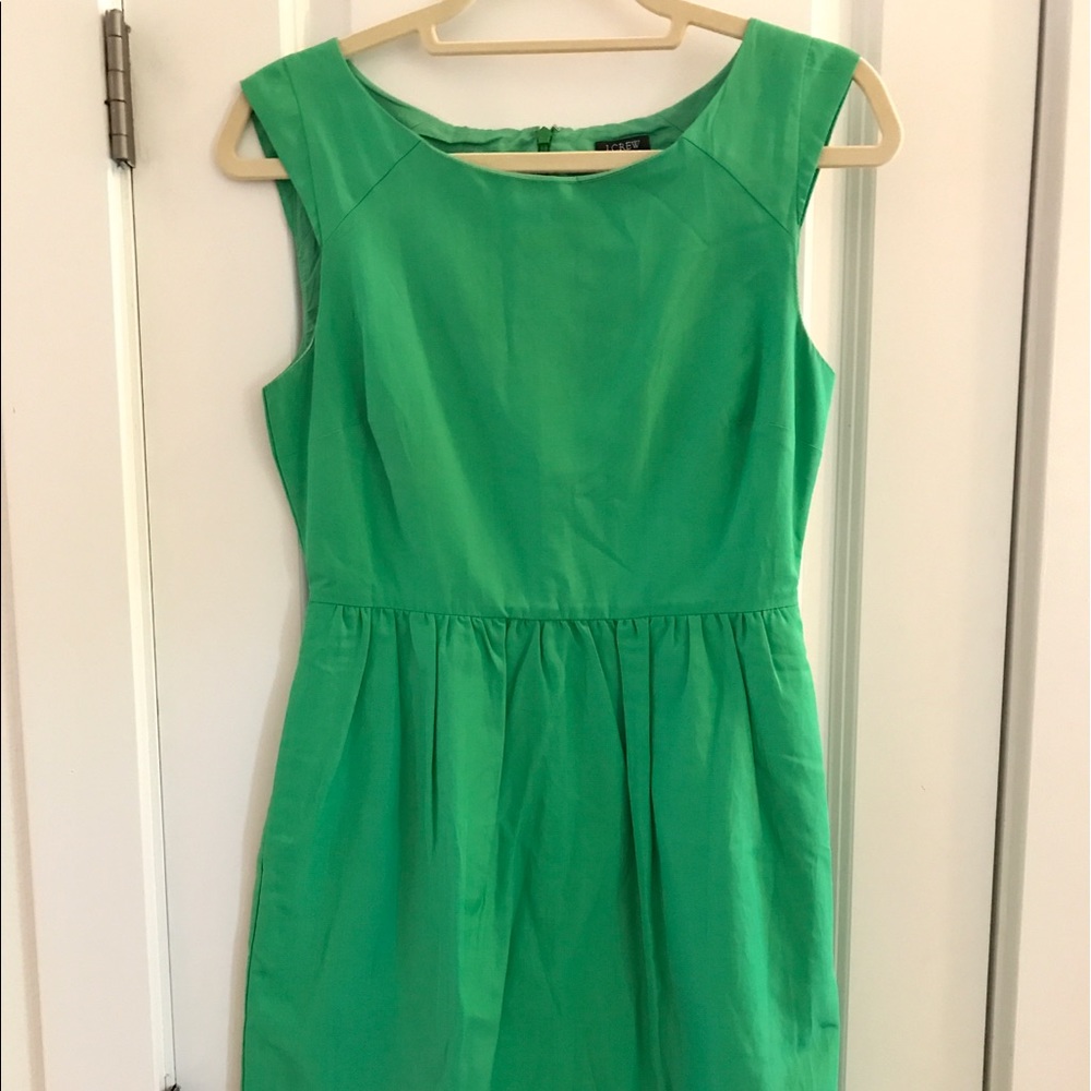 J.Crew emerald green dress