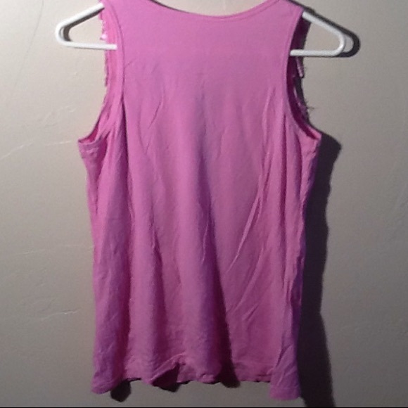 Bright Pink Ruffled Tee - Picture 4 of 4
