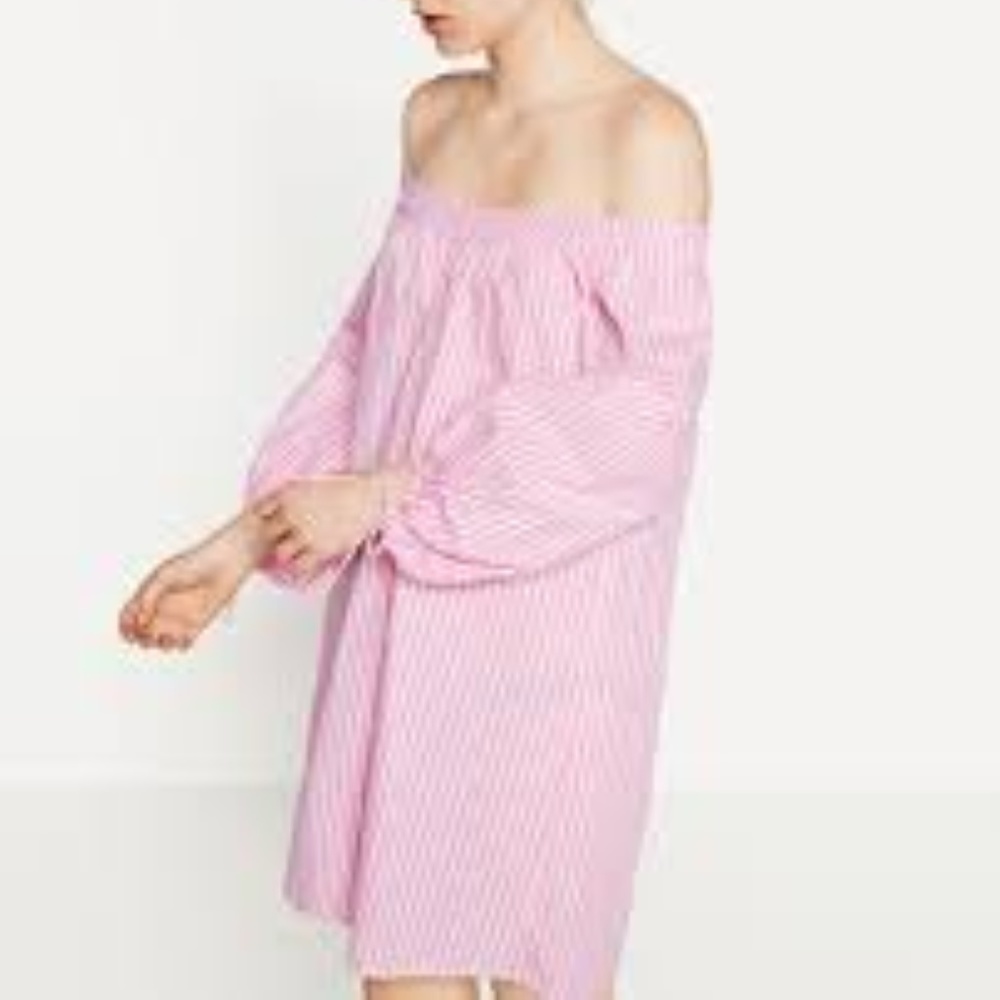 Zara off the shoulder dress