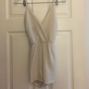 Cream Romper