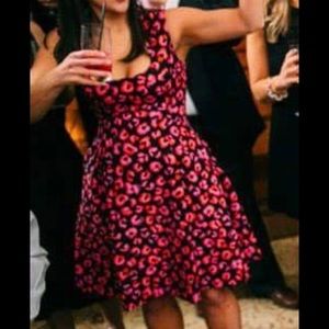 Kate Spade Pink Leopard Print Dress