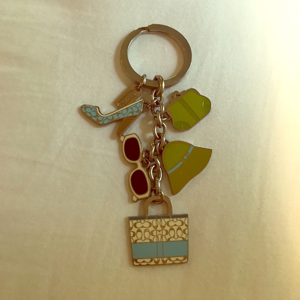 Coach Charm Key Fob