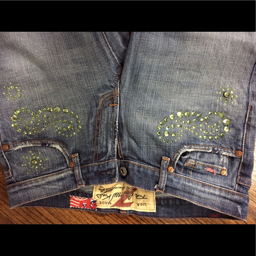 7 For All Mankind Stone Detail Jeans