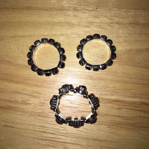 Adjustable ring trio