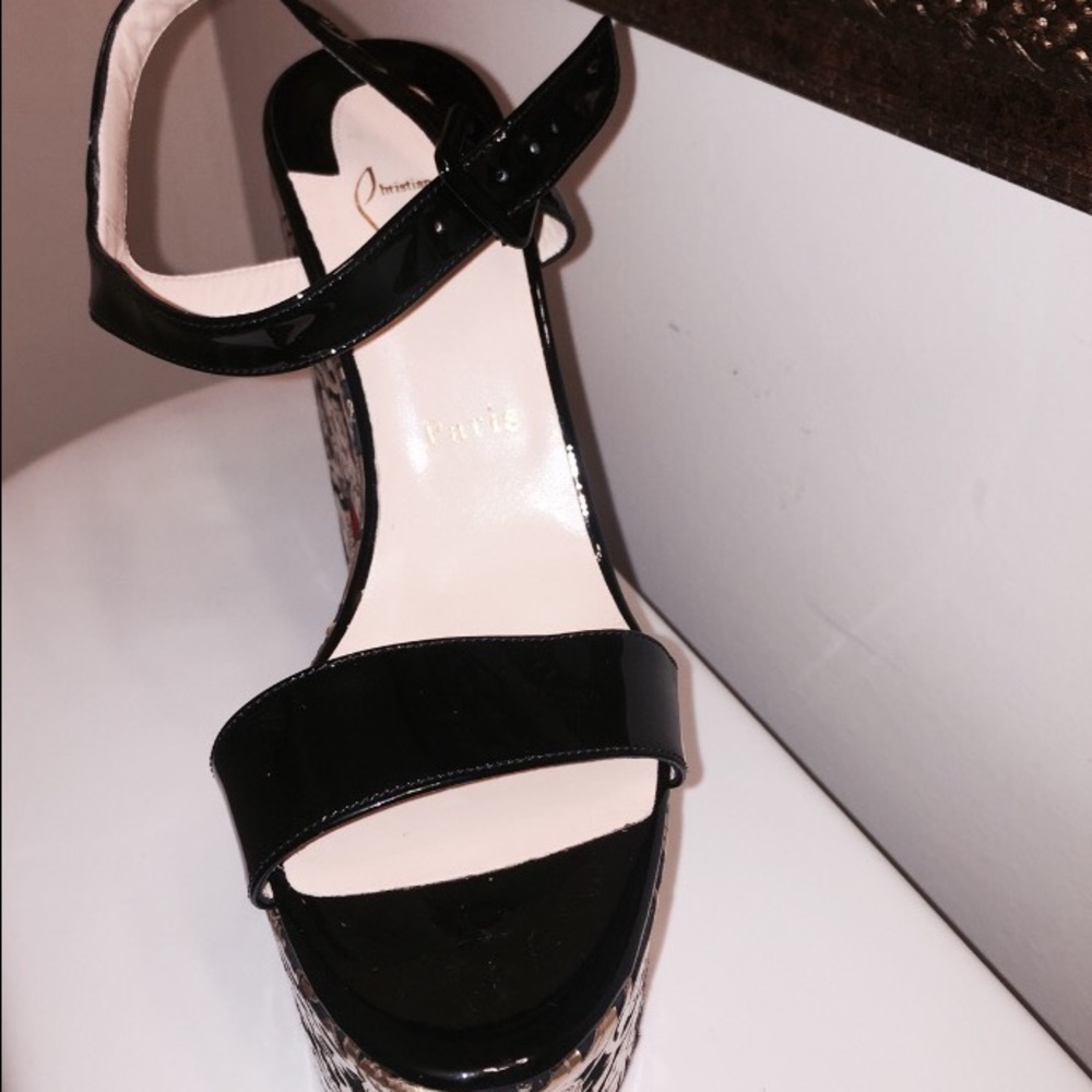 Strappy with wedge brand new with box & dust bag.