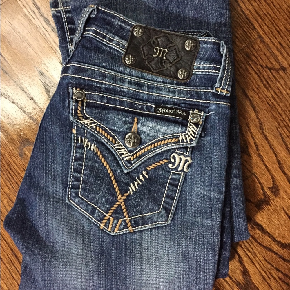 Miss Me Detailed Boot Cut Jeans