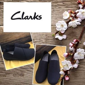 Clarks slip on shoes