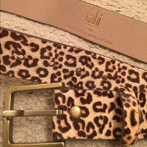 Cabi Cheeta print belt.