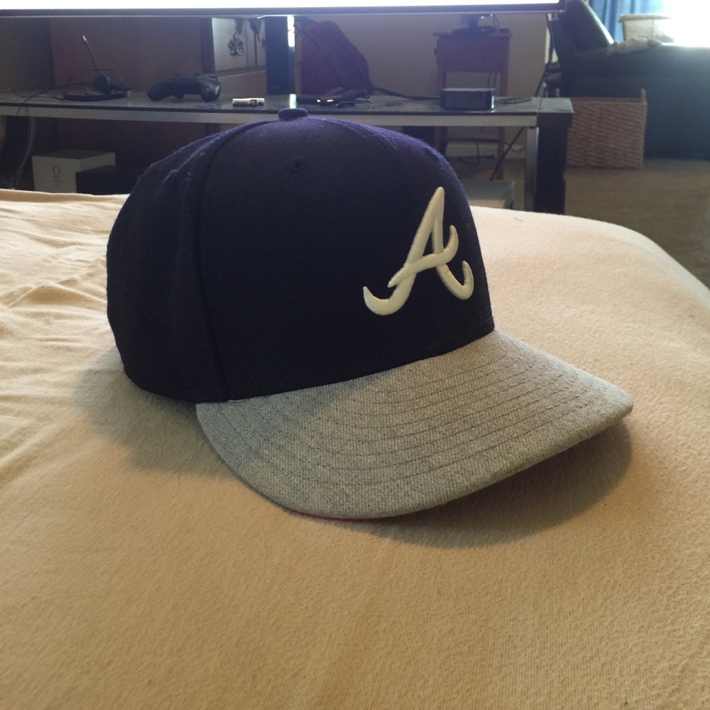 Atlanta Braves Fitted Hat (7 5/8)