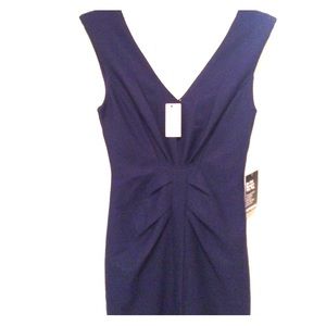 NWT Navy Blue Ribbed Dress