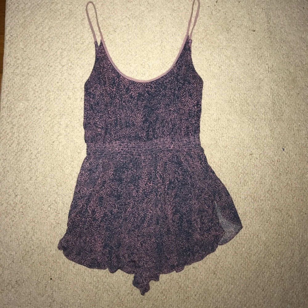 floral patterned romper