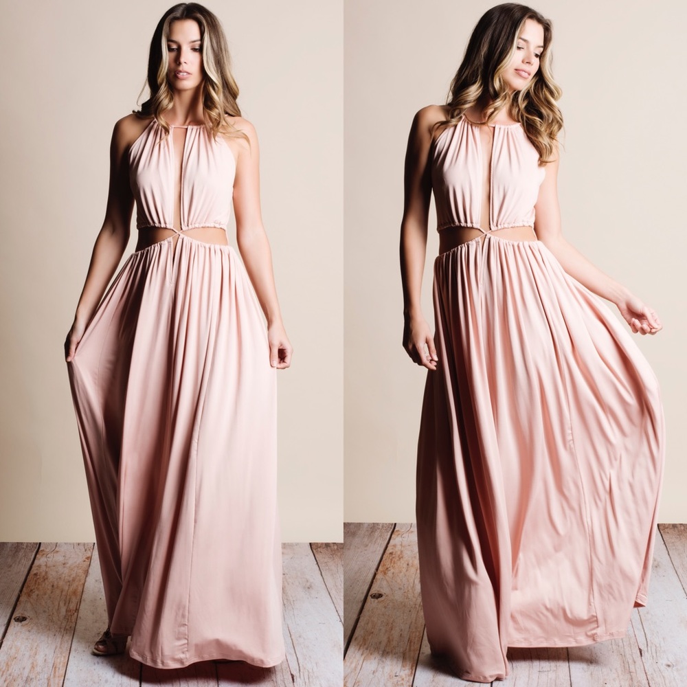 Cut Out Maxi Dress - Picture 1 of 4