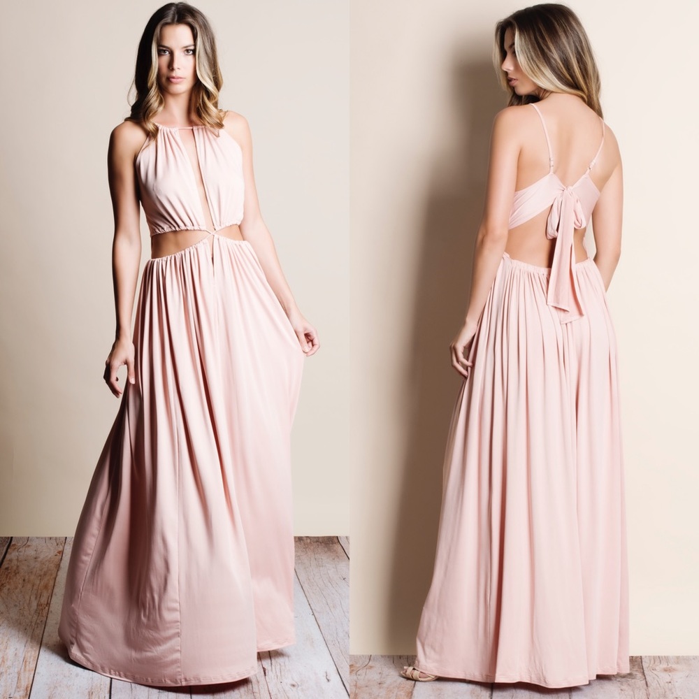 Cut Out Maxi Dress - Picture 3 of 4
