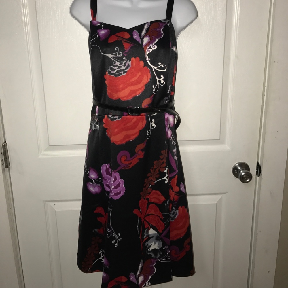 Cute little black dress holiday dress Sz 16