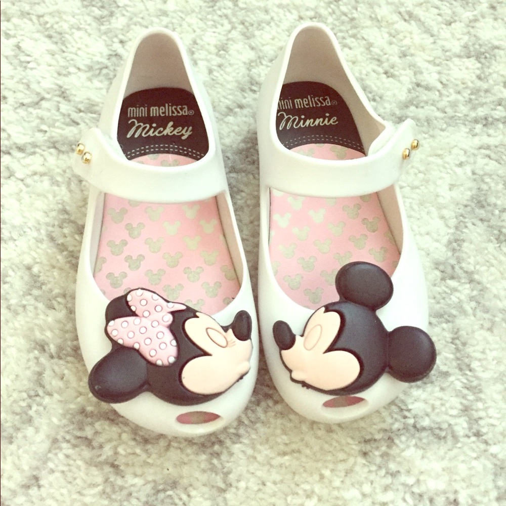 Mini Melissa Mini and Mickey Shoes-Toddler Size 8