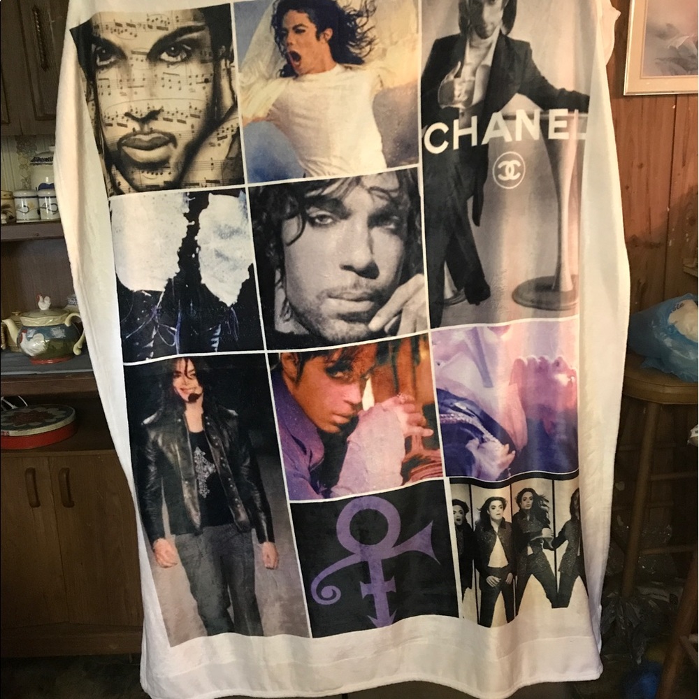 Michael Jackson and prince mink blanket