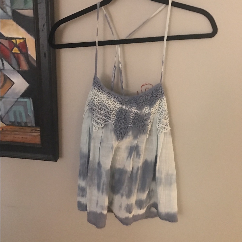 american eagle tie dye tank