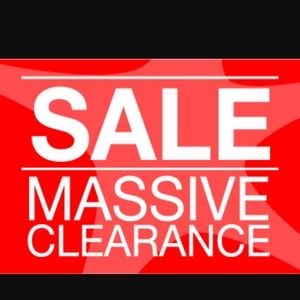 Everything must go!! Make me offers! Up to 80% off