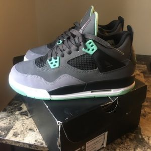 Jordan 4s "Green Glow"