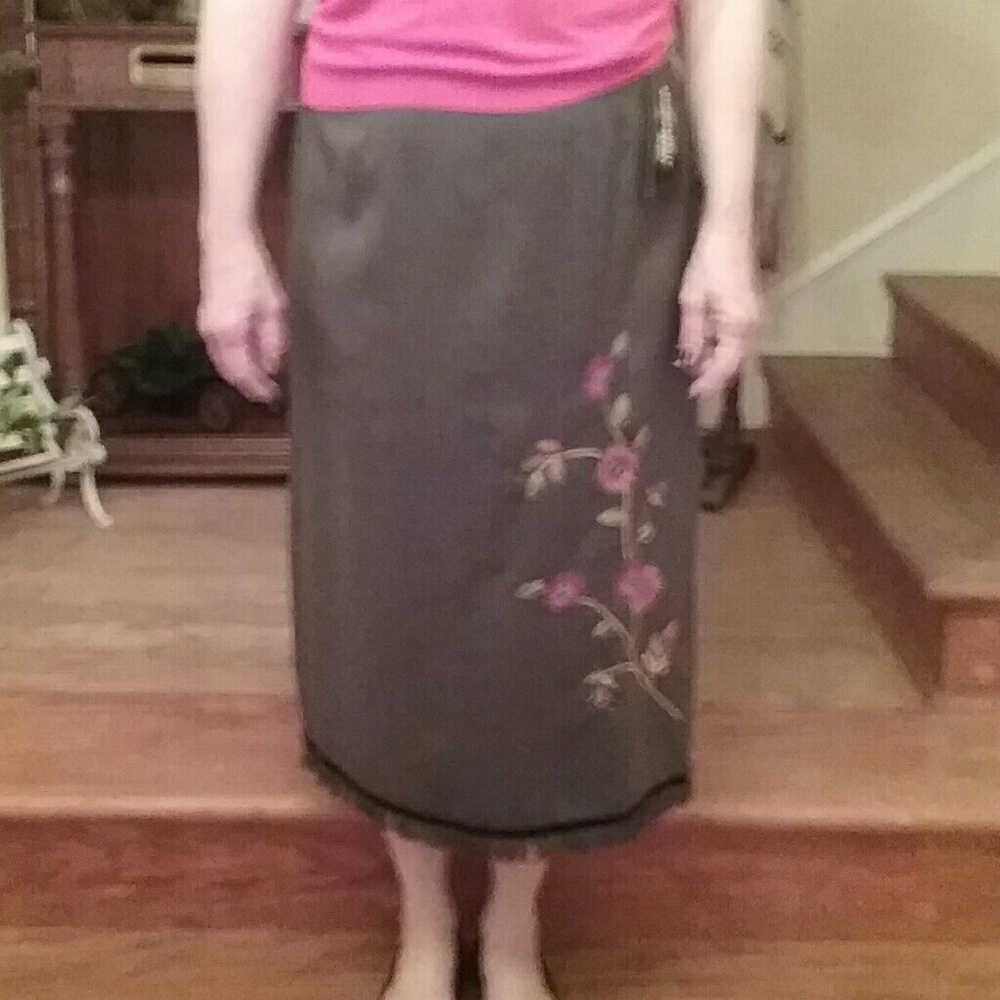 Requirement NWT Charcoal  Gray Long Modest Skirt