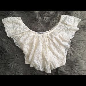 Ruffled crop top