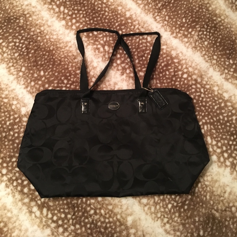 Gently used Coach tote