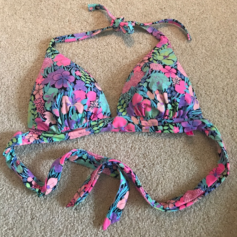 VS Floral Bikini Top