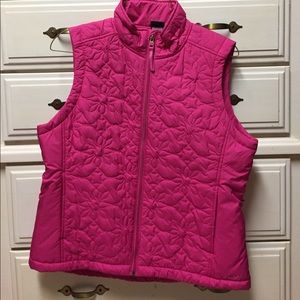 Ladies Champion quilted vest, pink | medium